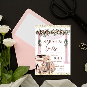 Brautparty Themen, Brautparty, Braut lädt ein, Hochzeitseinladung, Einladungsvorlage, druckbare Einladung, anpassbare Karte