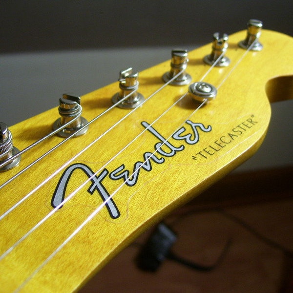 Custom Guitar Headstock Decal Etsy