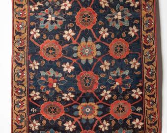 Bakhtiar Antique Collectible Rug Veramin Pattern Runner 4'8 x 9'3