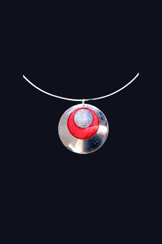 de Passille-Sylvestre Pendant, Modernist Style Mi… - image 1