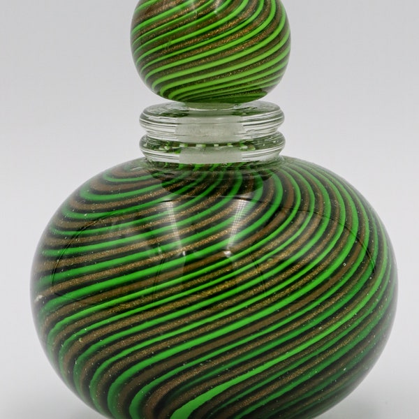 Fratelli & Toso Murano Swirl Perfume Bottle, Murano, Italy