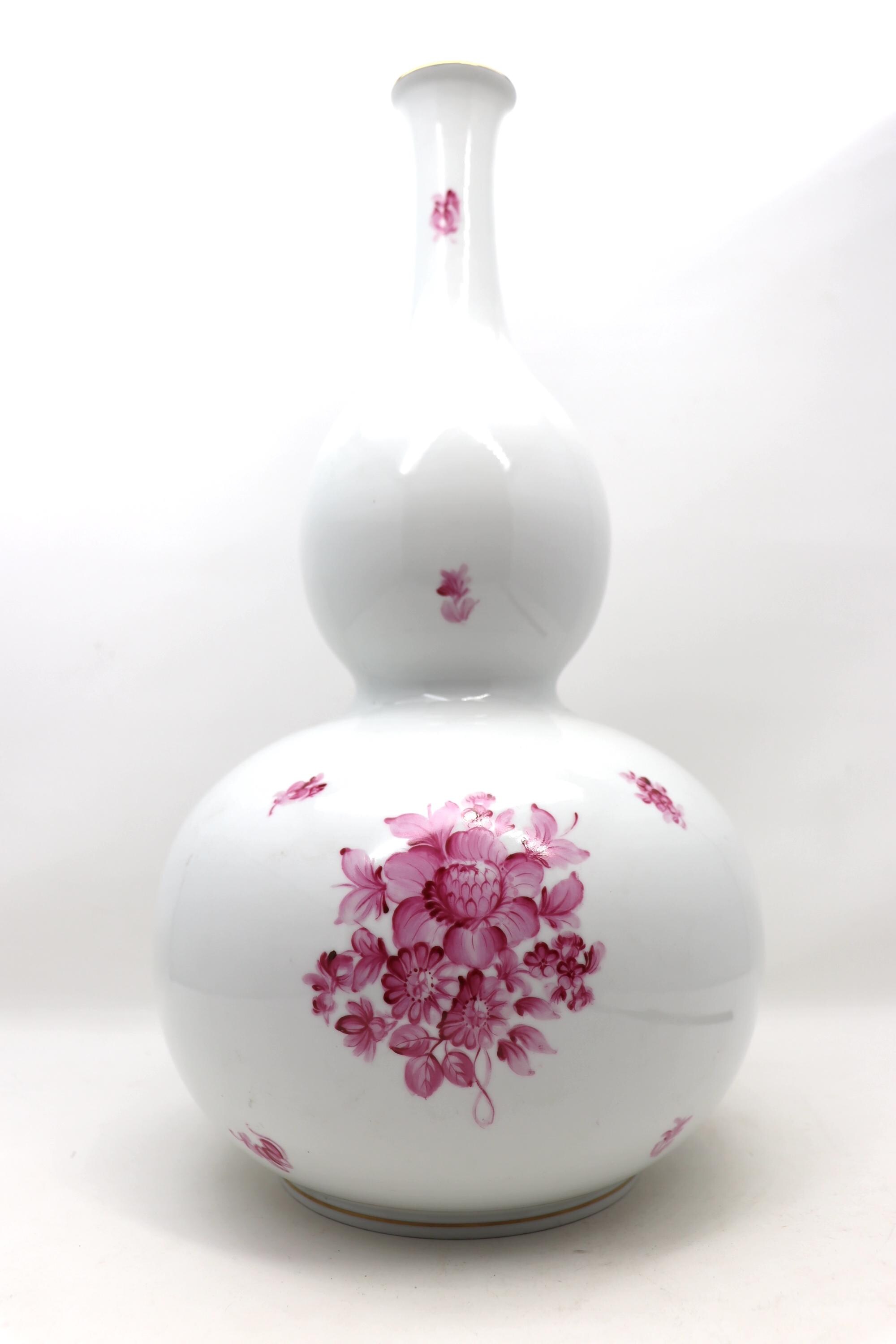 ヘレンド ピンク 手描きひょうたん 大型花瓶 - Etsy 日本