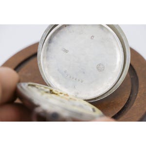 Ulysse Nardin Corps of Engineers USA Pocket Watch 0.900 Silver IWC Case 11084 image 6