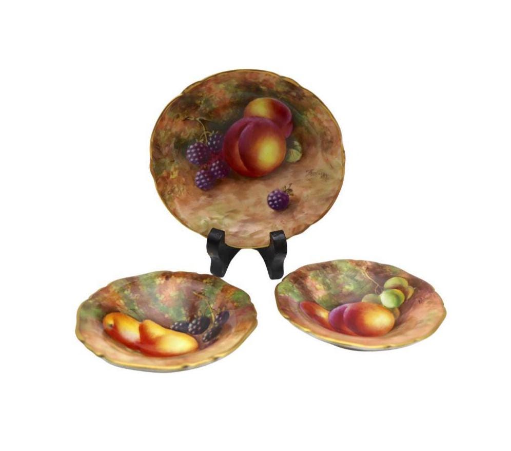 Royal Worcester Fruit - Etsy Canada