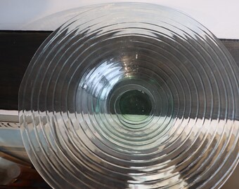 Walter Dorwin Teague Lens Bowl: Corning Pyrex Replica, Art Deco