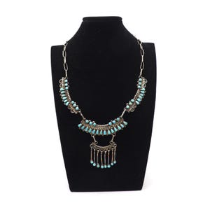 Sadie Randolph ターコイズペンダント ナバホ Sterling SADIE RANDOLPH ナバホ サンドキャスト シルバー ステートメント