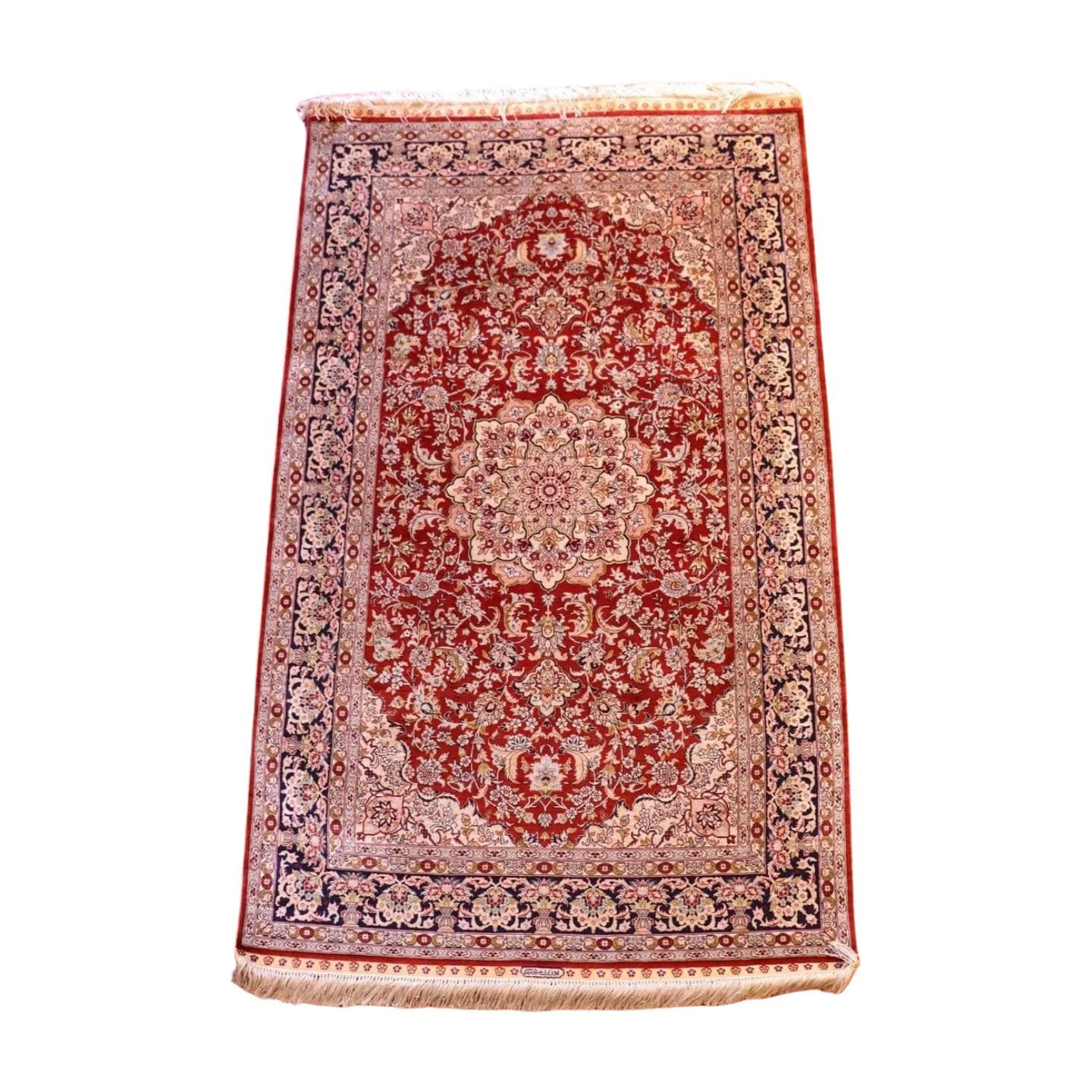 Hereke silk rug - Etsy 日本