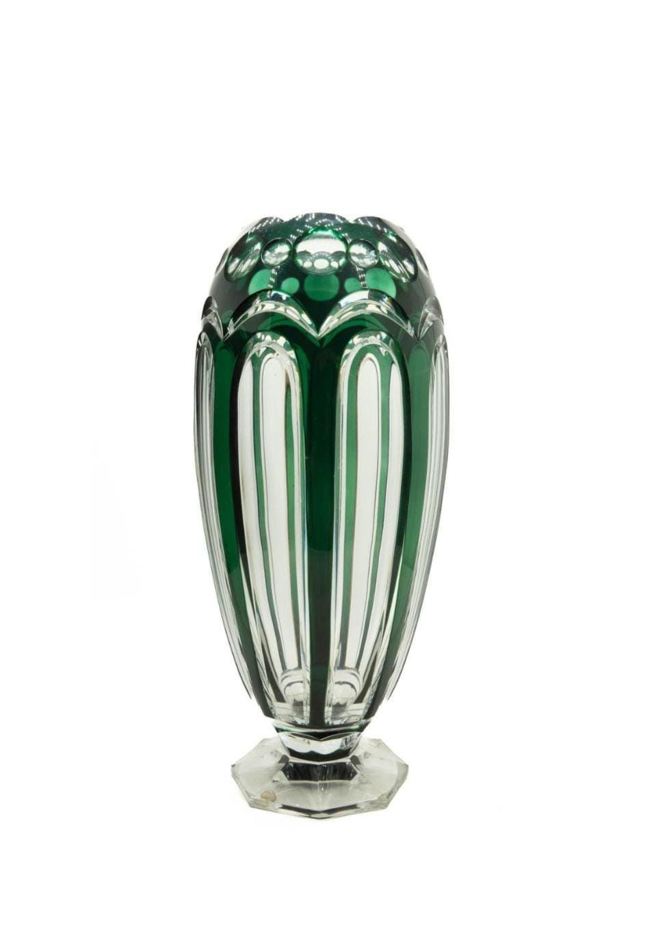 Val Saint Lambert Vase - Etsy