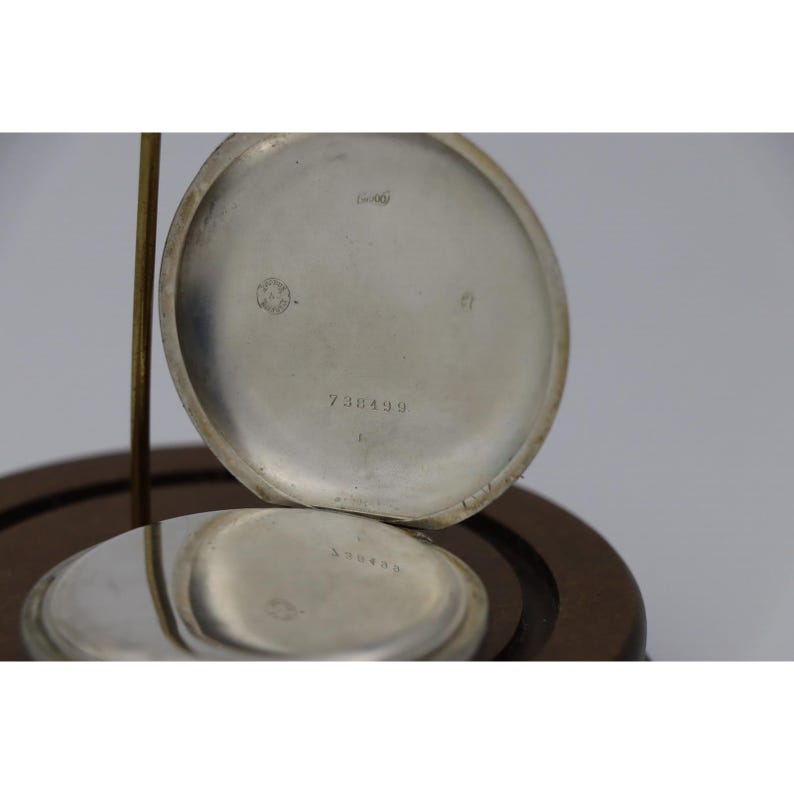 Ulysse Nardin Corps of Engineers USA Pocket Watch 0.900 Silver IWC Case 11084 image 5