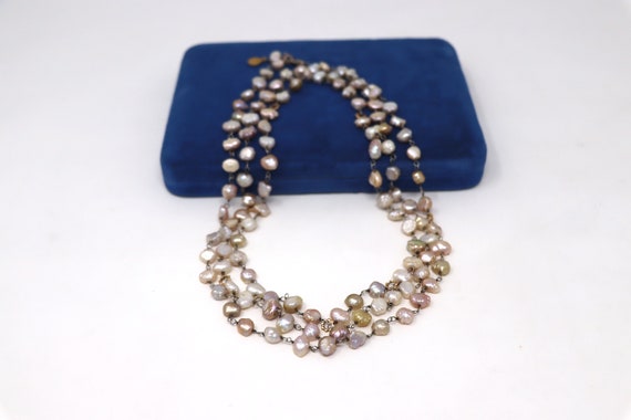 DC Designer Baroque Soufflé Pearls & 18K Gold cir… - image 1