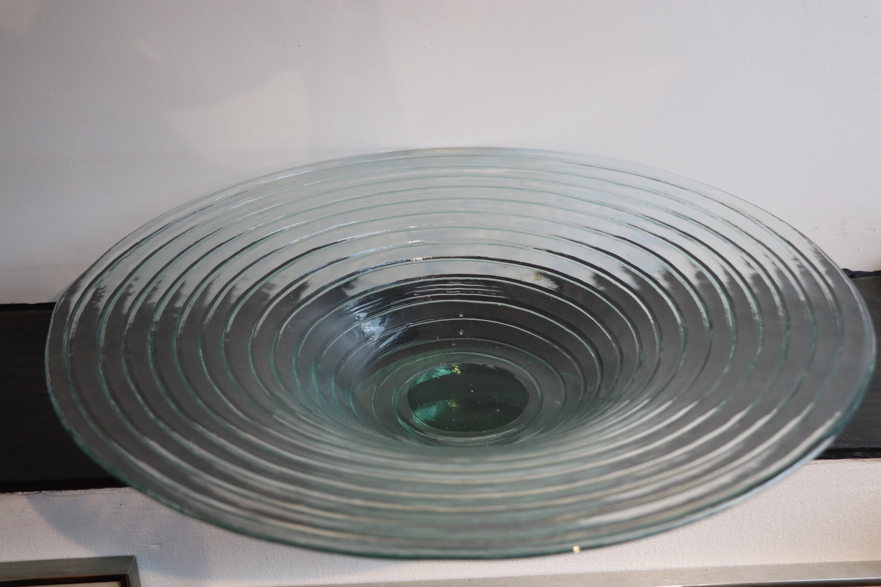 Walter Dorwin Teague Lens Bowl: Corning Pyrex Replica, Art Deco