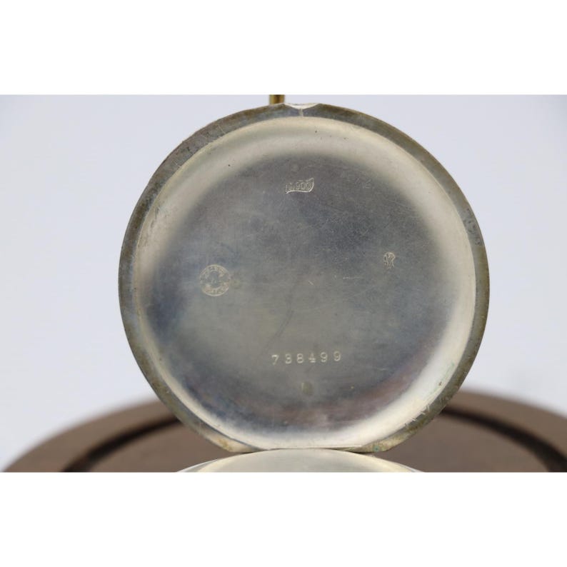 Ulysse Nardin Corps of Engineers USA Pocket Watch 0.900 Silver IWC Case 11084 image 3