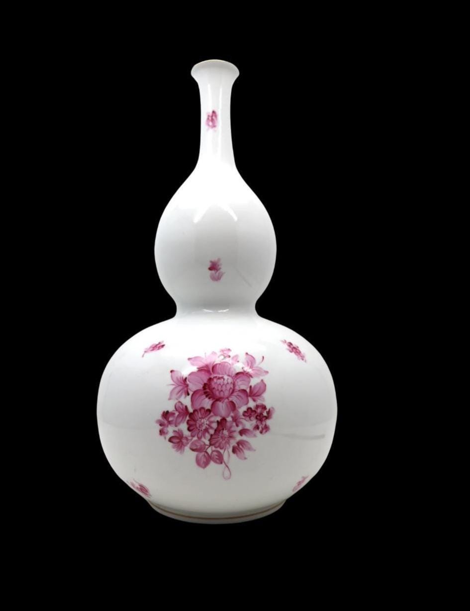 ヘレンド ピンク 手描きひょうたん 大型花瓶 - Etsy 日本