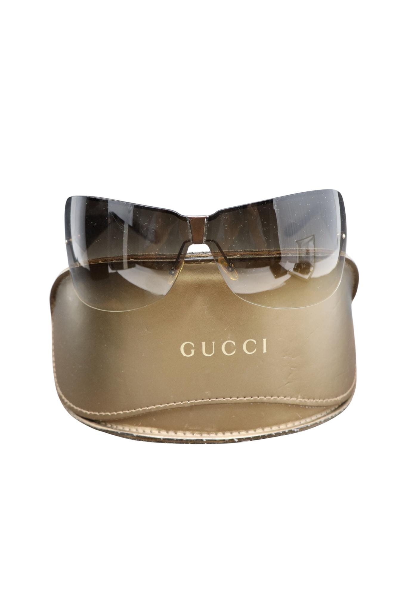 Gucci Shield Sunglasses - Etsy