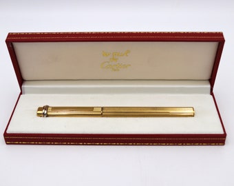 CARTIER, Paris, Ballpoint pen in yellow-gold plated