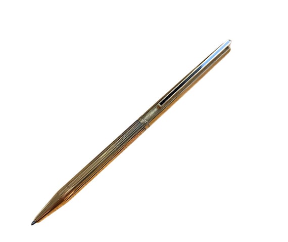 S.T. Dupont Classic Vermeil Ballpoint Pen, Crafted in Sterling
