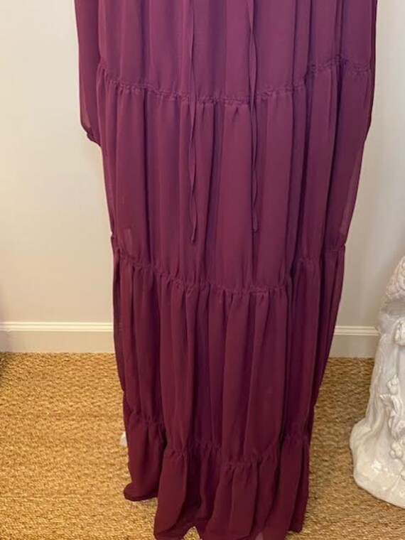 Vintage Sheer Bohemian Dress - image 3