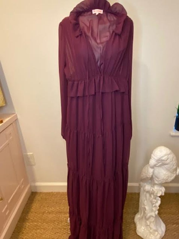 Vintage Sheer Bohemian Dress - image 2