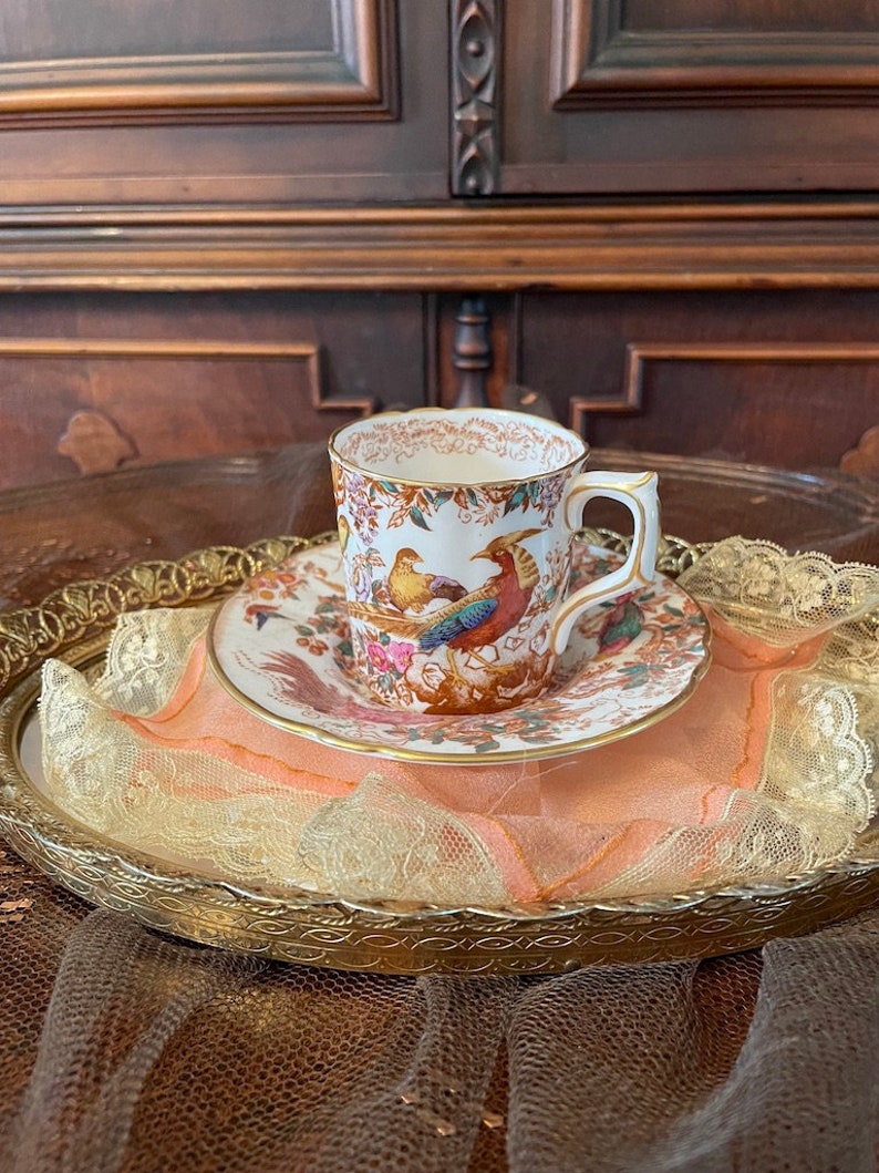 Vintage Collectible Porcelain Coffee Cup & Saucer Made in England - Etsy