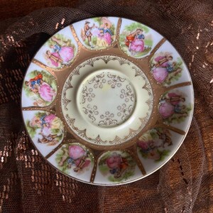 Royal Vienna Froganard Design porslinskopp fat bild 6