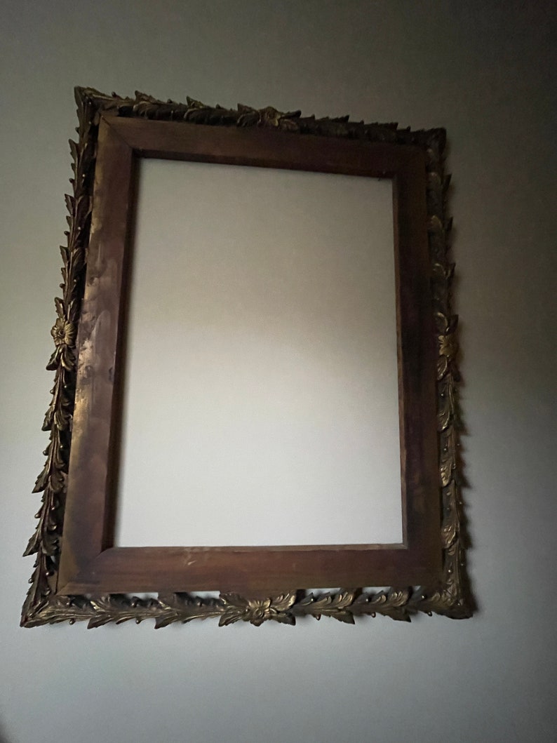 Antique Unique Design Empty Wood Frame.wall Art. Etsy