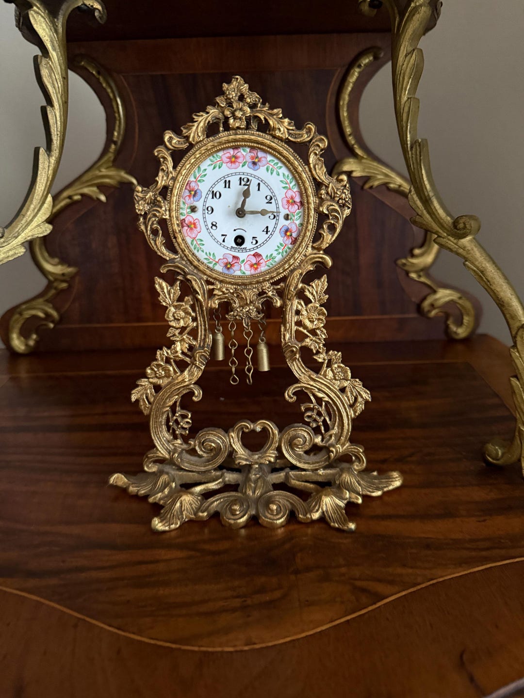 Orologio Meccanico Orologio Da Camino Antico Orologio Da Camino