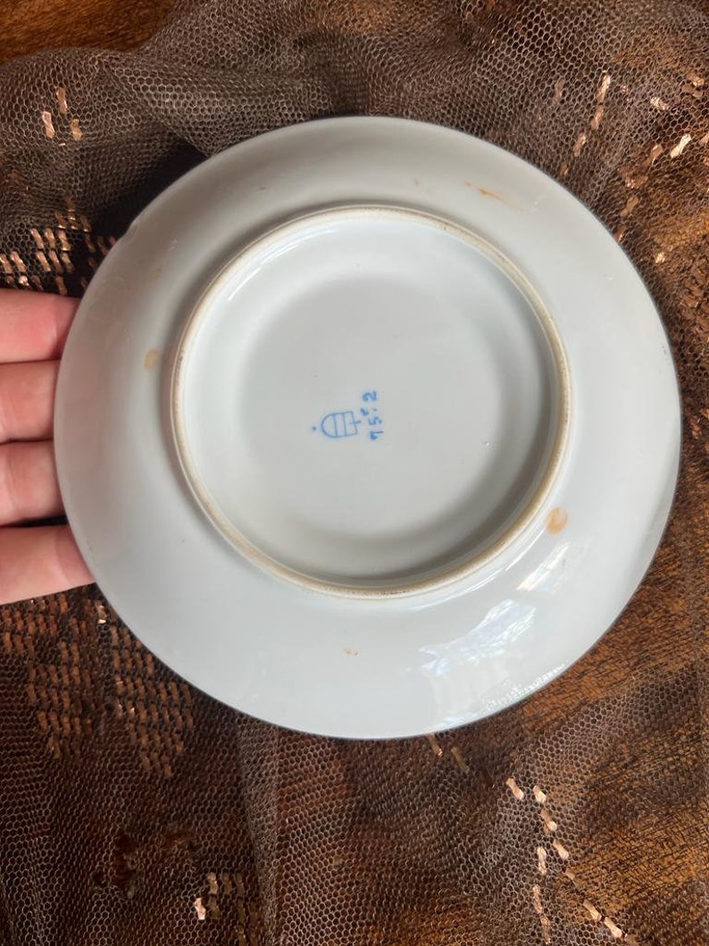Royal Vienna Froganard Design porslinskopp fat bild 5