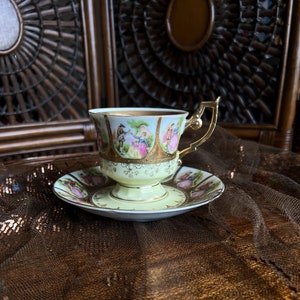 Royal Vienna Froganard Design porslinskopp fat bild 2