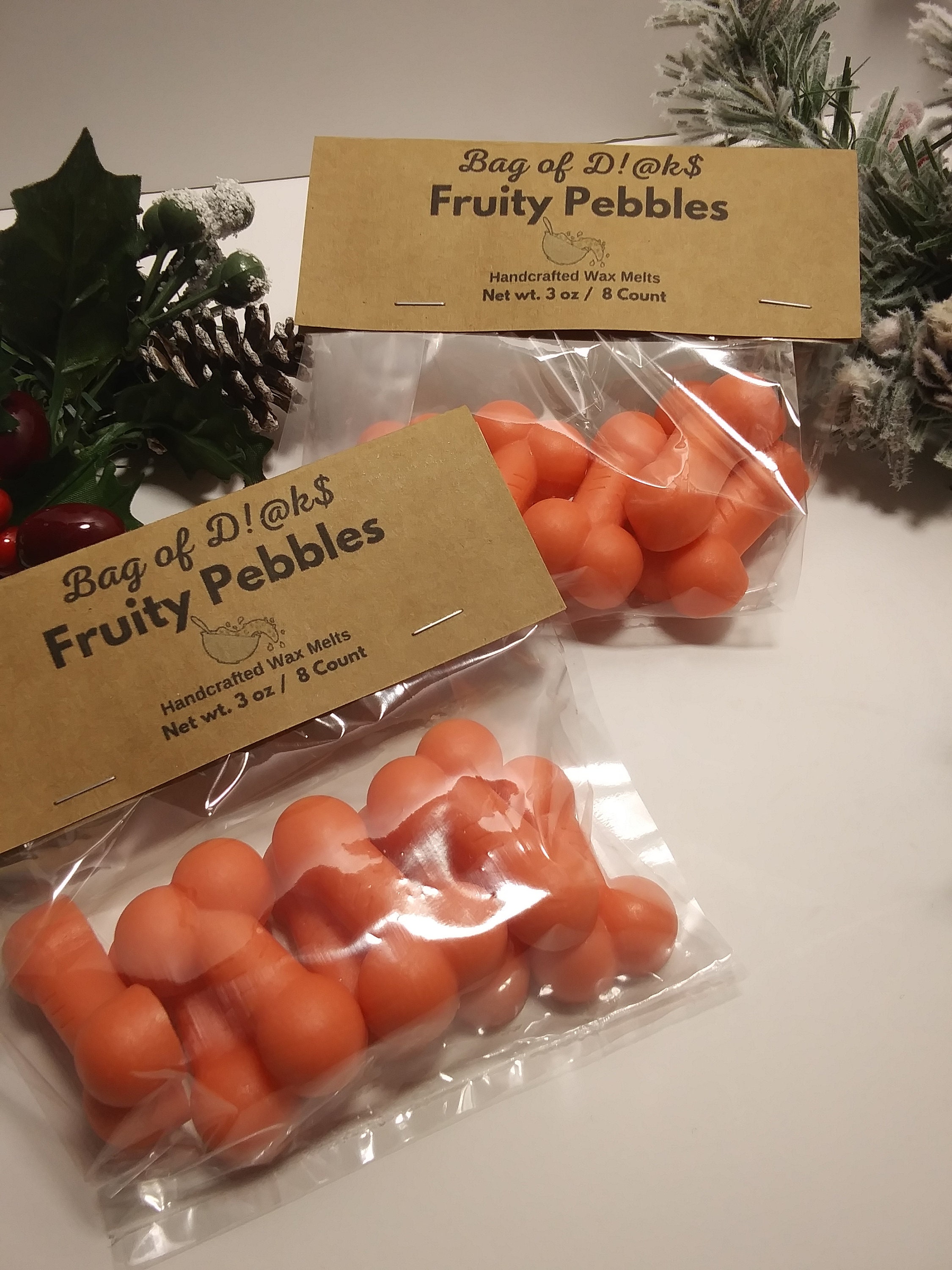 Fruity pebbles scented Dick wax melts gift for singles mini Etsy