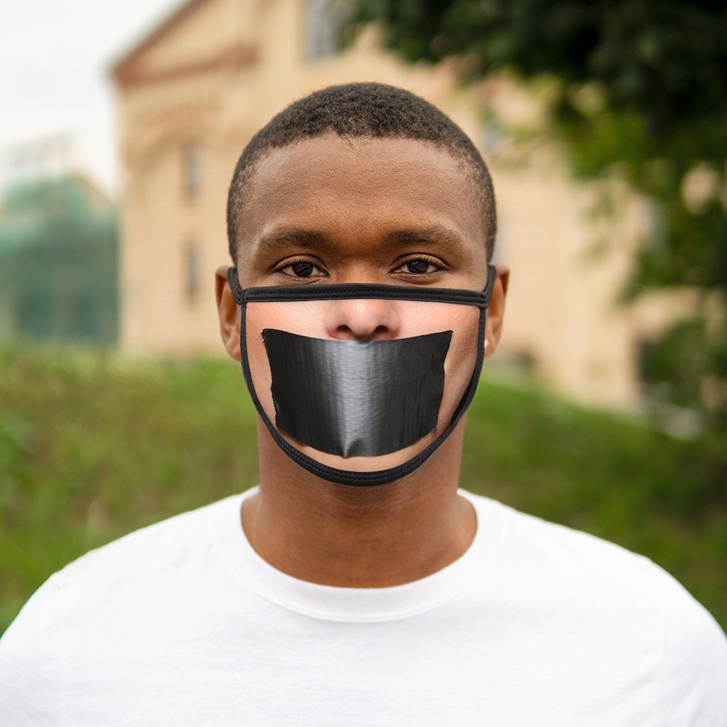 Duct Tape Over The Mouth Mask Duct Tape Face Mask Duct Etsy