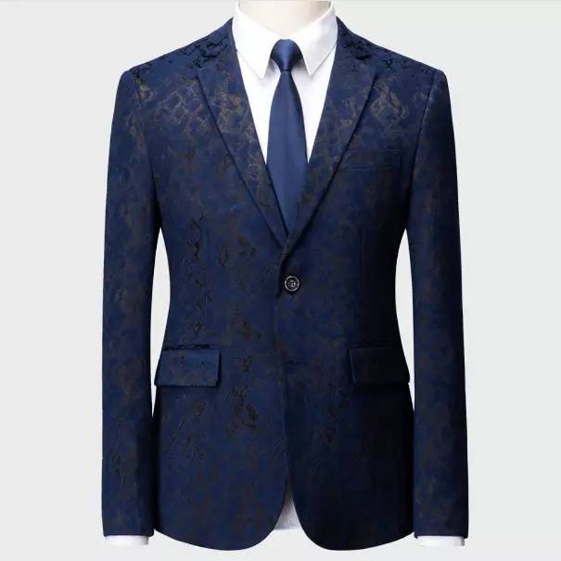 also in dark navy blue groom and groomsmen suits tuxedos suits 3-piece wedding suits with waistcoat Black quilted 3-piece men/'s suits