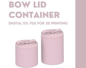 Bow Container STL-bestand - DIGITAAL BESTAND voor 3D-printen