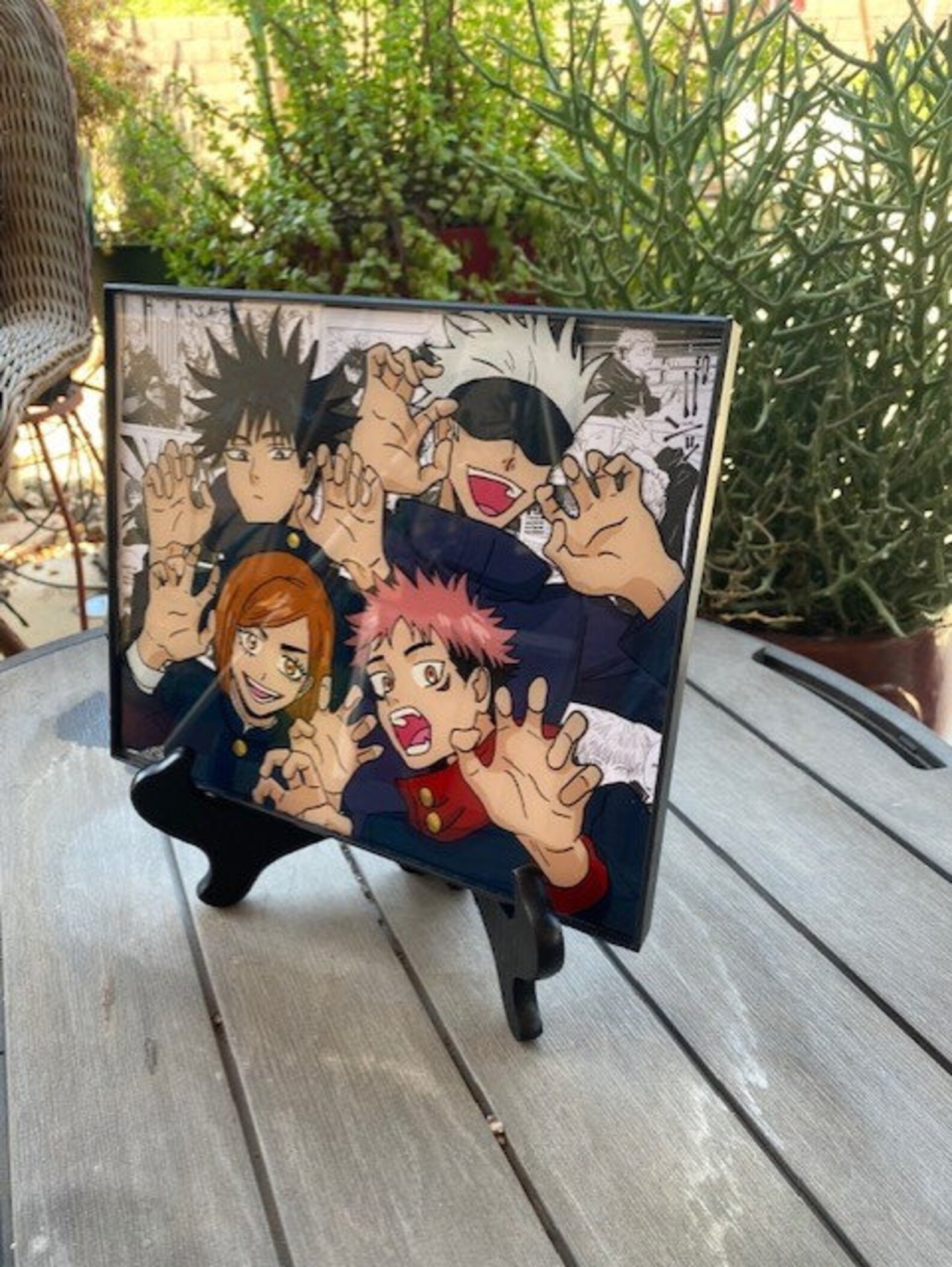 Jujutsu Kaisen Custom Glass Hand painted Painting Etsy