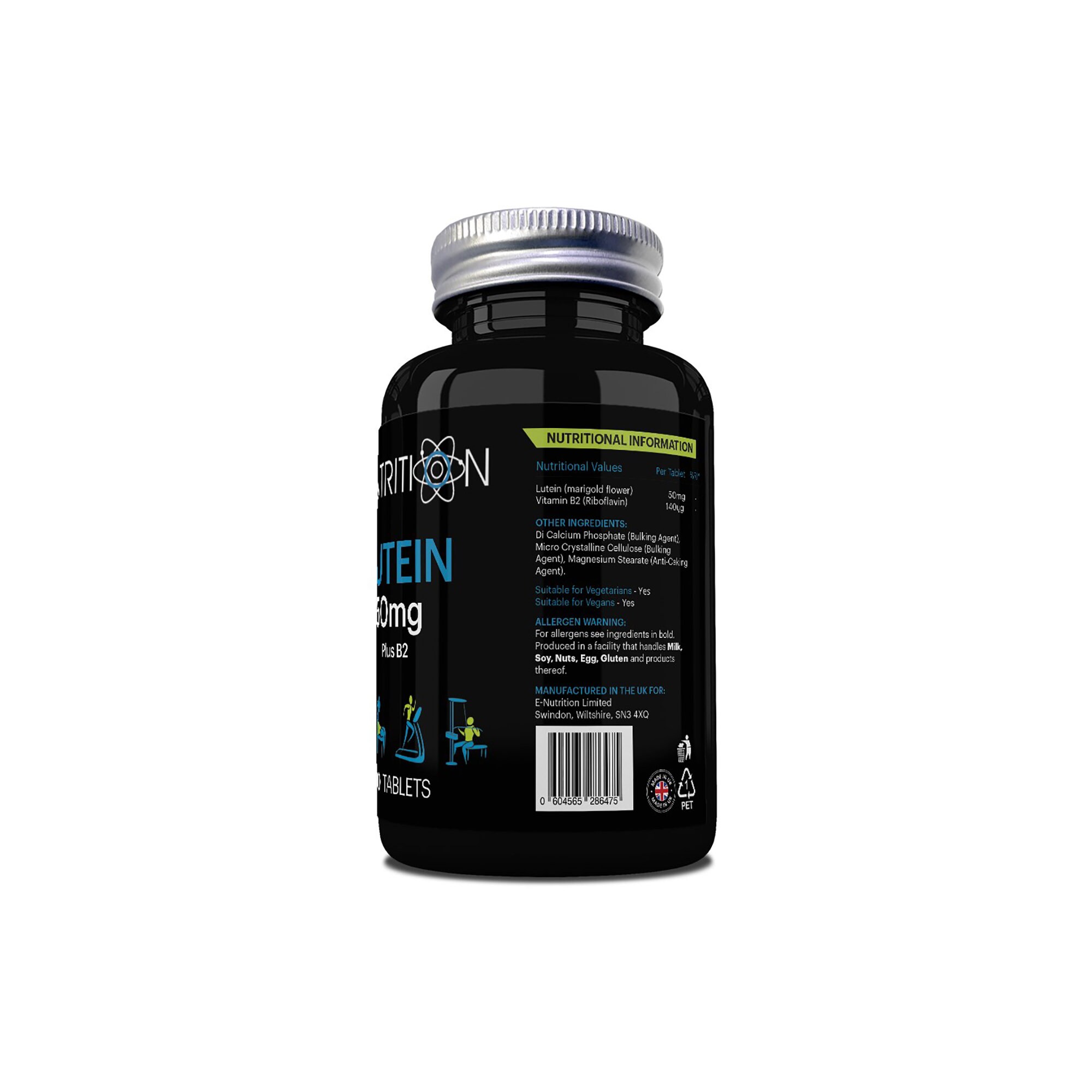 Lutein 50mg Vitamin B2 90 Tablets Vision Support & Eye Etsy