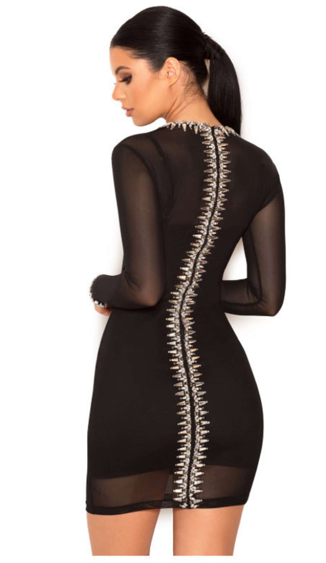 Short Dress Embroidered