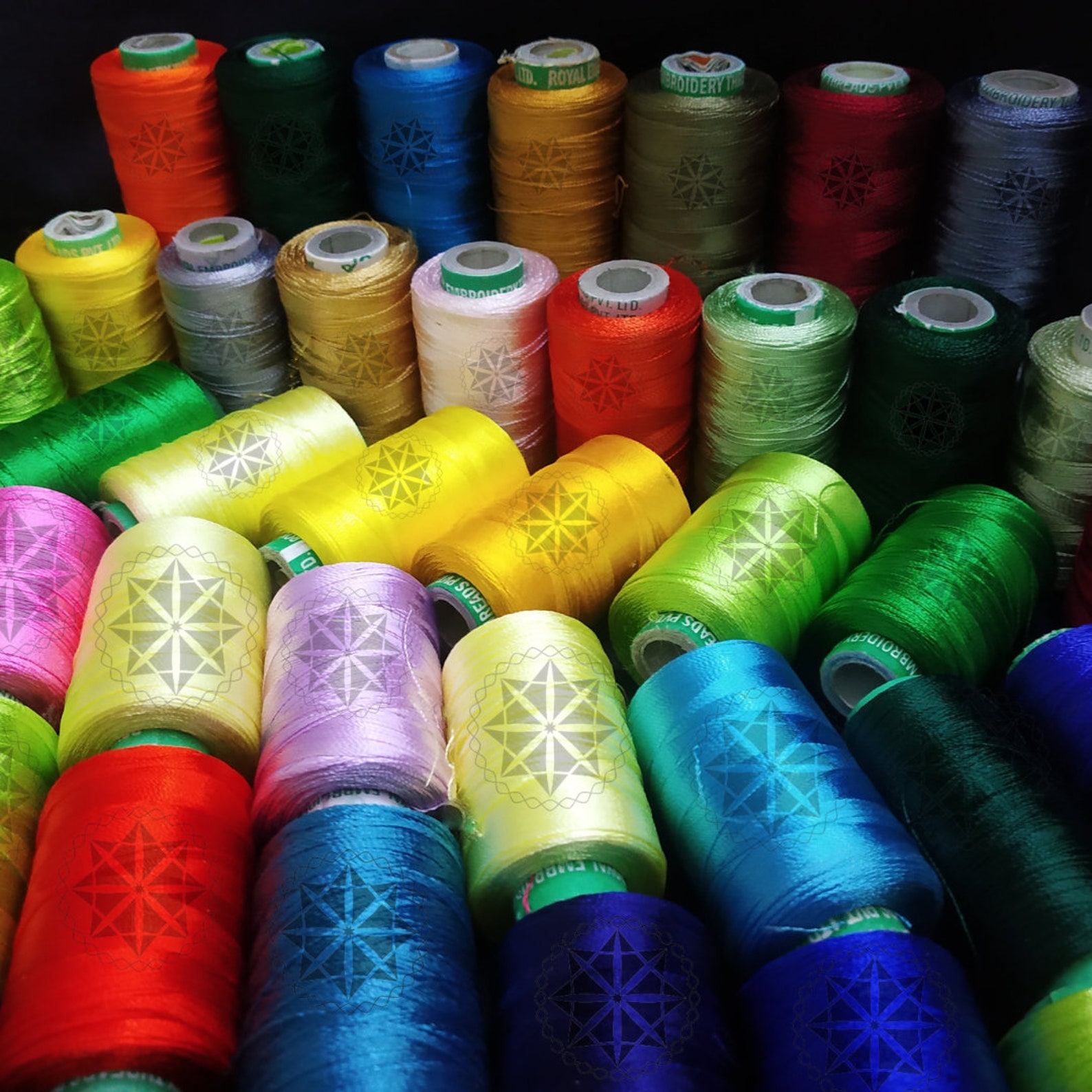 Rayon Silk Thread Wholesale Spools of Embroidery Threads Etsy UK