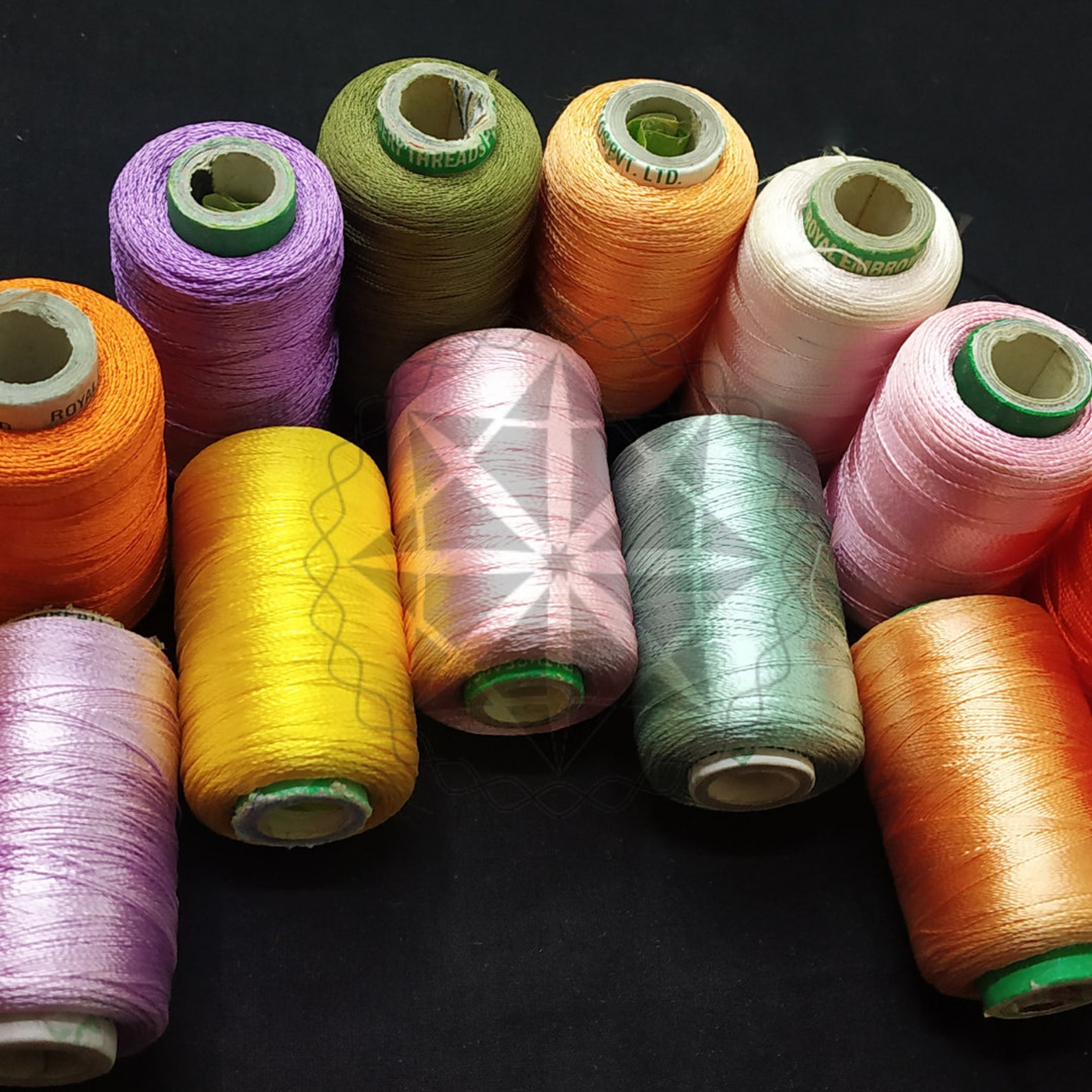 Rayon Silk Thread Wholesale Spools of Embroidery Threads Etsy UK