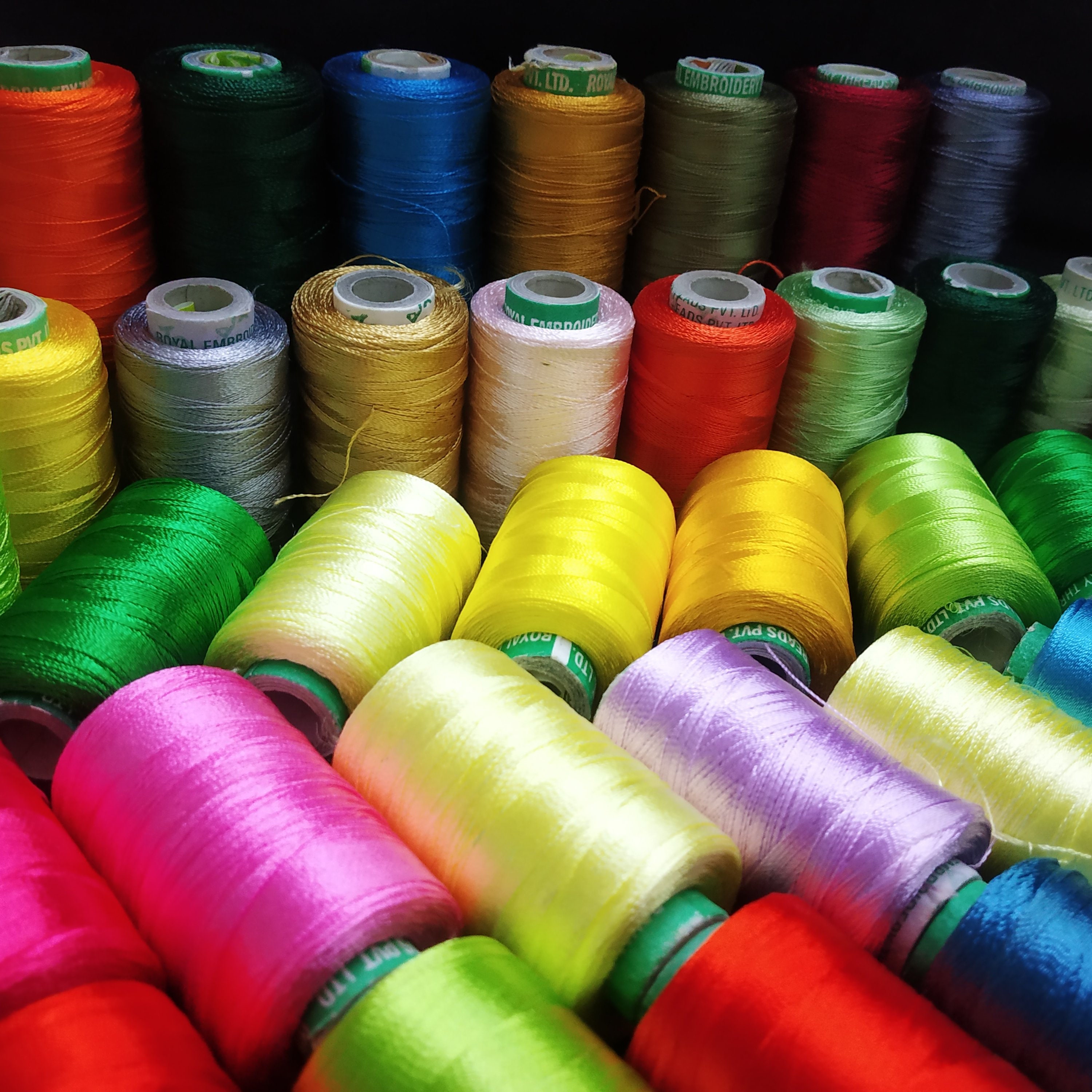 Rayon silk thread Wholesale Spools of Embroidery threads | Etsy