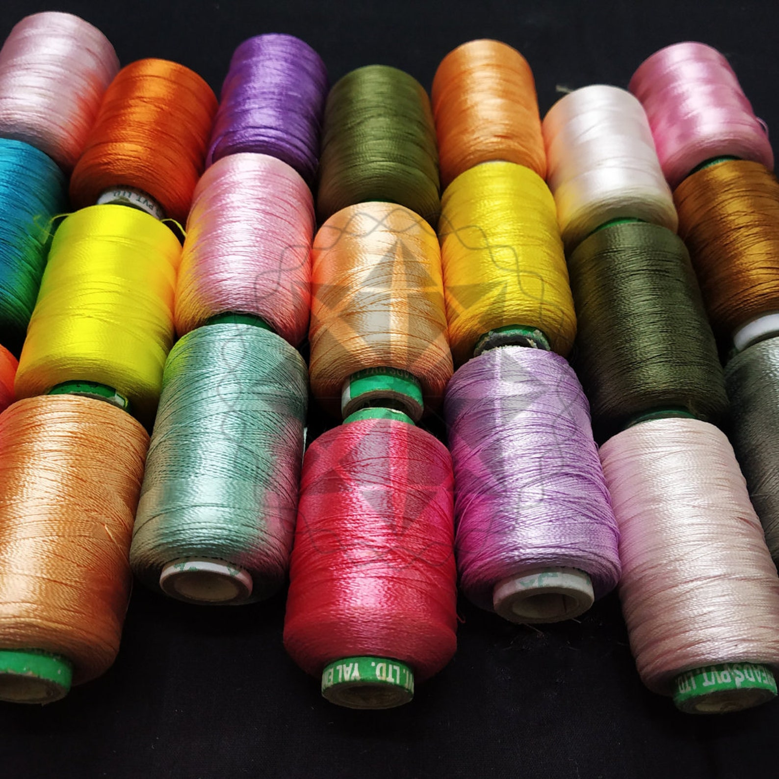 Rayon silk thread Wholesale Spools of Embroidery threads Etsy