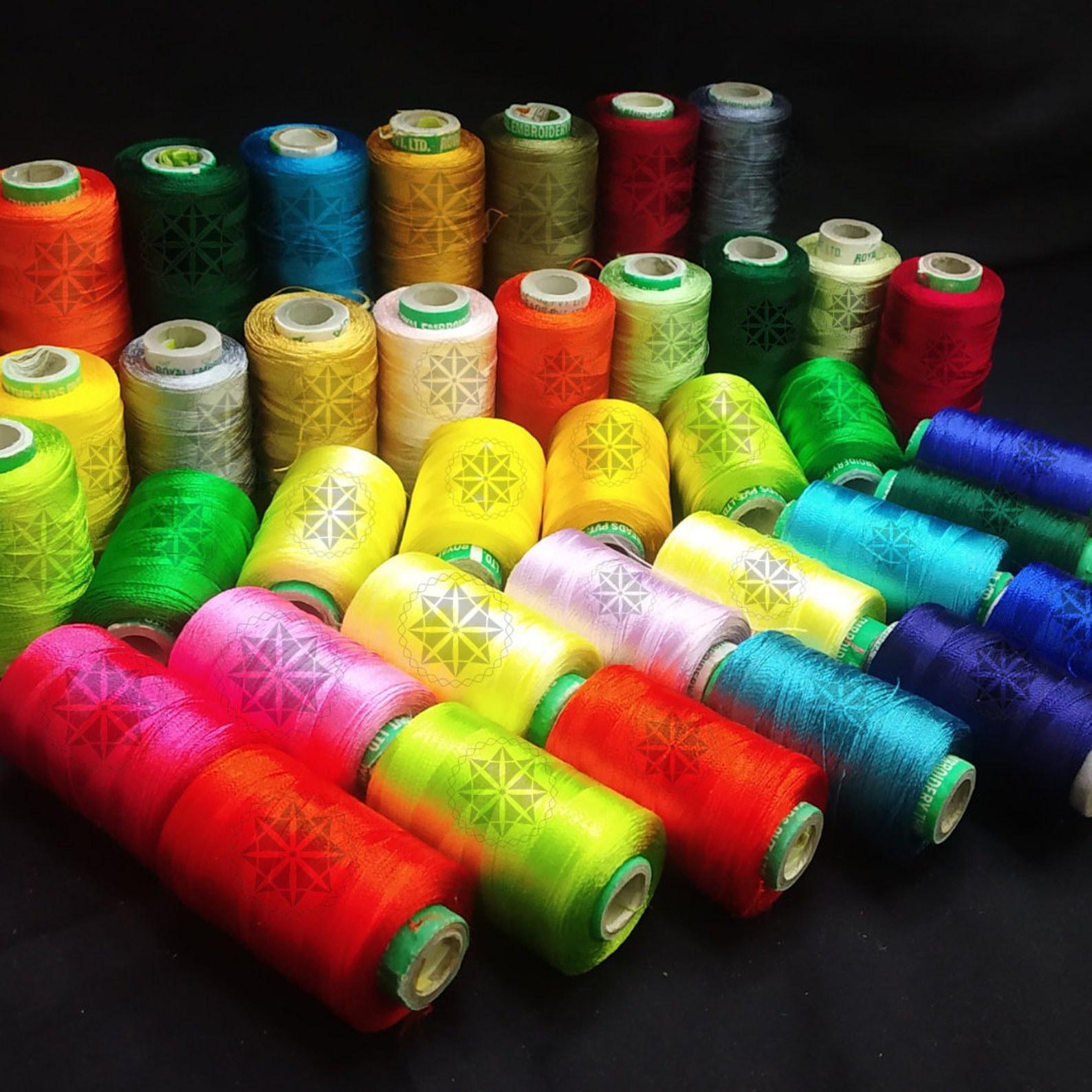 Rayon Silk Thread Wholesale Spools of Embroidery Threads Etsy UK
