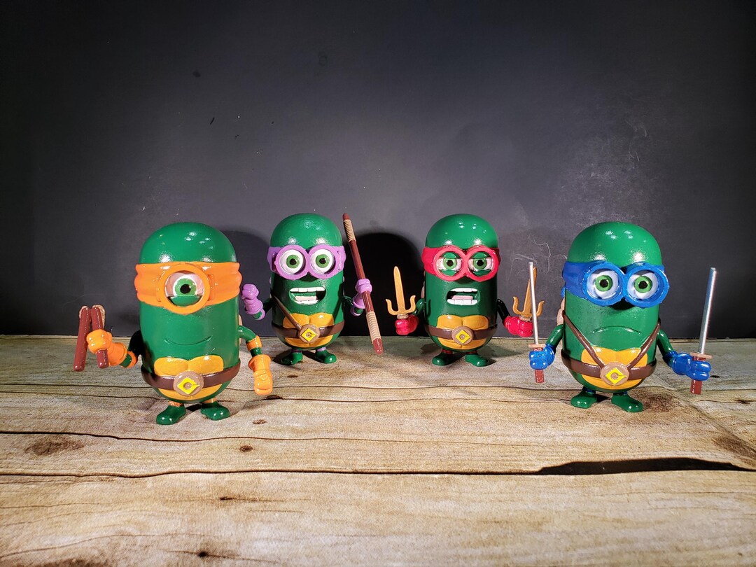 FAN ART- Turtle Ninjas/minions - Etsy