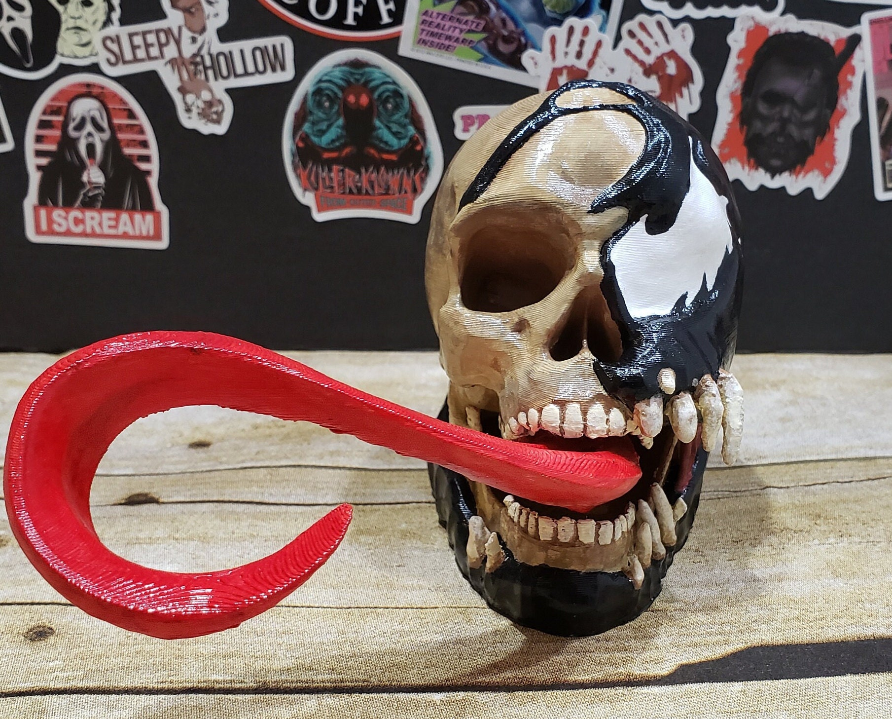 Venom Symbiote Skull #1 - Etsy