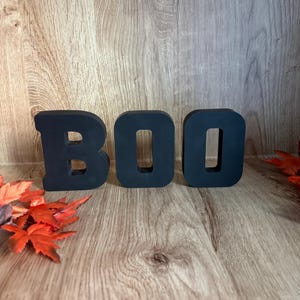 Freestanding Boo Sign | Freestanding Letters | Halloween Decoration ...
