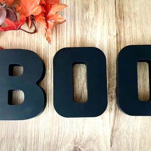 Freestanding Boo Sign | Freestanding Letters | Halloween Decoration ...
