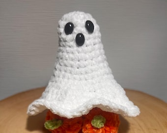 Wzór szydełkowy HallowPeen: Dynia-duch – zabawny prezent na Halloween (wzór w formacie PDF)