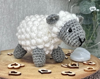 Crochet pattern for easy sheep or lamb. Minty - crochet idea- baby nursery decor - fast make - PDF Digital Download - lamb gift to make