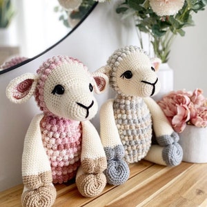 Crochet Sheep Pattern: Ewegenie Lamb, Baby Nursery Decor (PDF Digital Download)