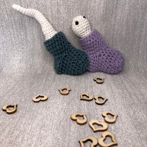 Crochet pattern Sperm with sock keyring, novelty , Semen, Fertility, Joke/Adult Gift, Kawaii, amigurumi, easy beginners crochet pattern image 2