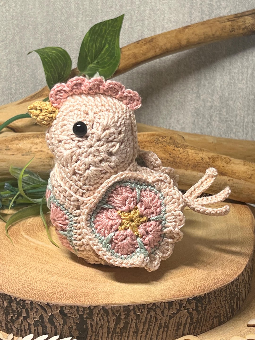 Croquette Pattern African Flower Mini Chicken Crochet Pattern: (PDF Digital Download ...
