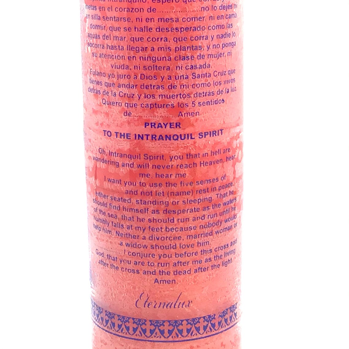 Intranquil Spirit Espiritu Intanquilo Candle 7 Day Candle Etsy